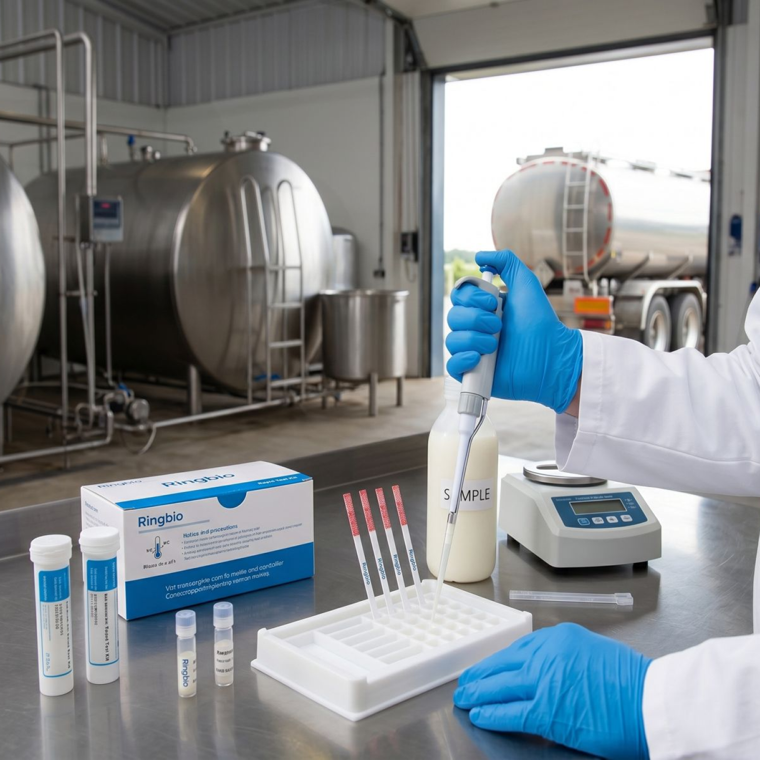 Antibiotickit B-Lactams, Tetracycline & Sulfonamide Rapid Test Kit | Multi-Antibiotic Residue Detection for Dairy & Food Safety