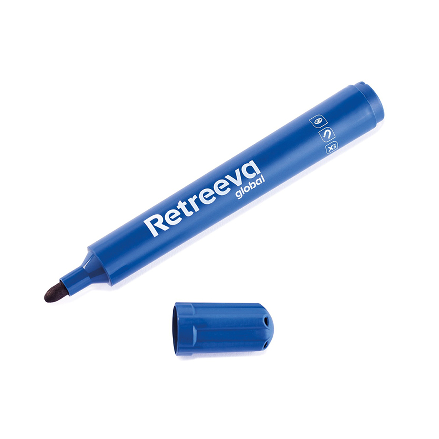 Detectable Marker Pens | Food Safe Metal Detectable Permanent Markers for Industrial Use - Pack Of 5