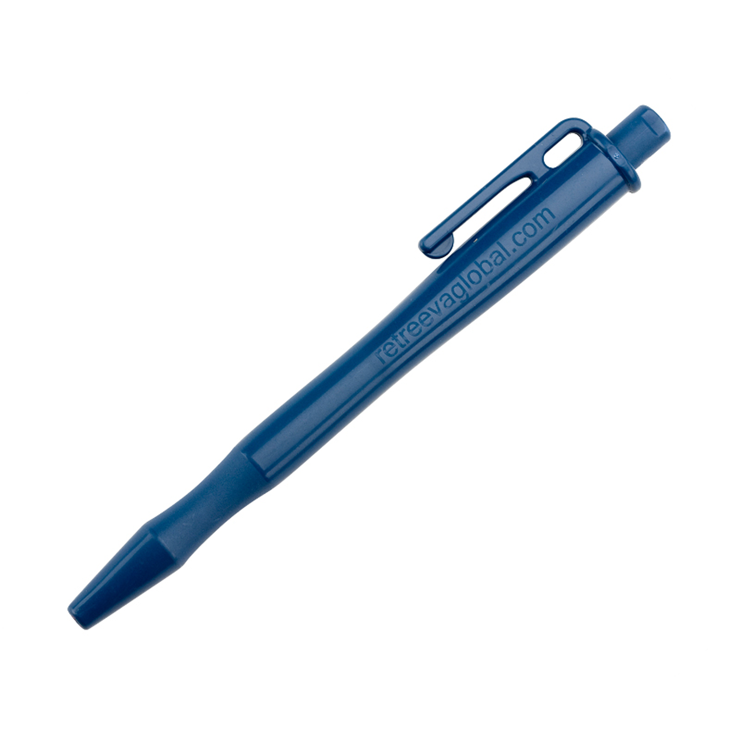 Detectable Retractable Pen | Food Safe Metal Detectable Pen with Pocket Clip & Lanyard Loop - Pack Of 5
