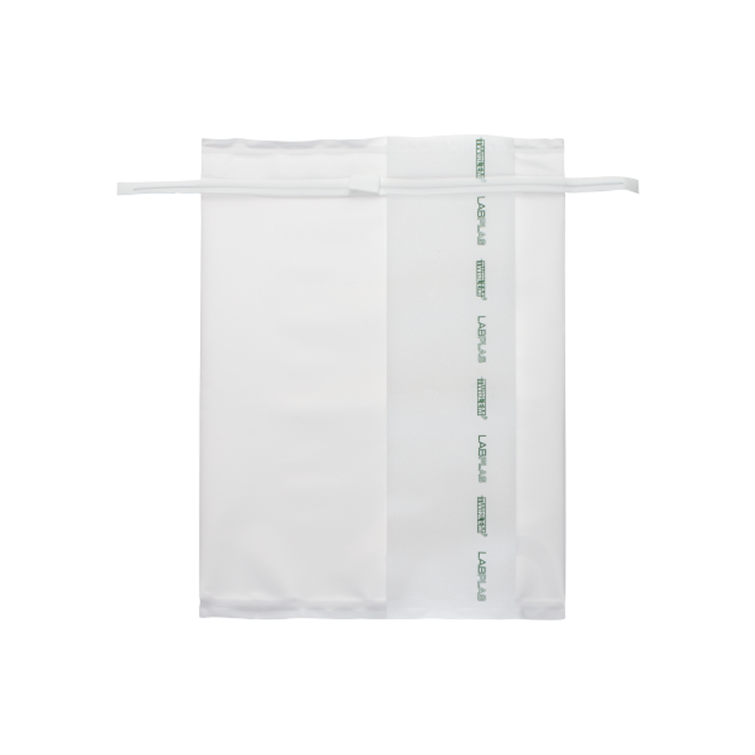 Sterile Sampling Bag Closures with 2 Flat Wires | Clear & Printed Labplas Bag Closure Ties for Food & Laboratory Sampling - Pack Of 50